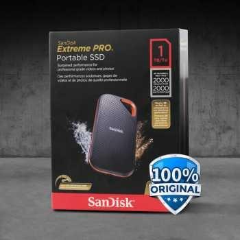 Gambar SanDisk harddisk SSD external portabel 1 terabyte 1tb anti air & debu - 1 TB /2000 Mbps dari Digital High Solution I undefined Tokopedia