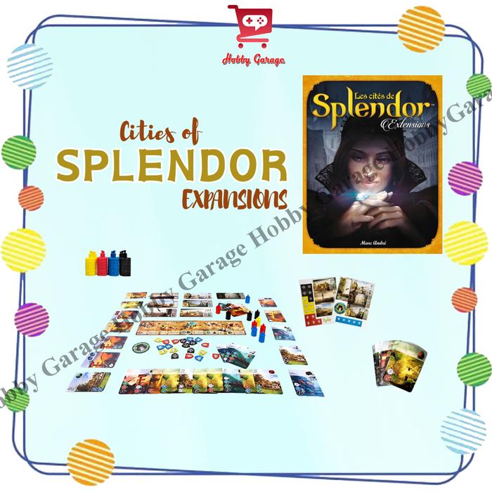 Gambar Cities of Splendor Board Game Expansion dari Hobby Garage_NEW undefined Tokopedia