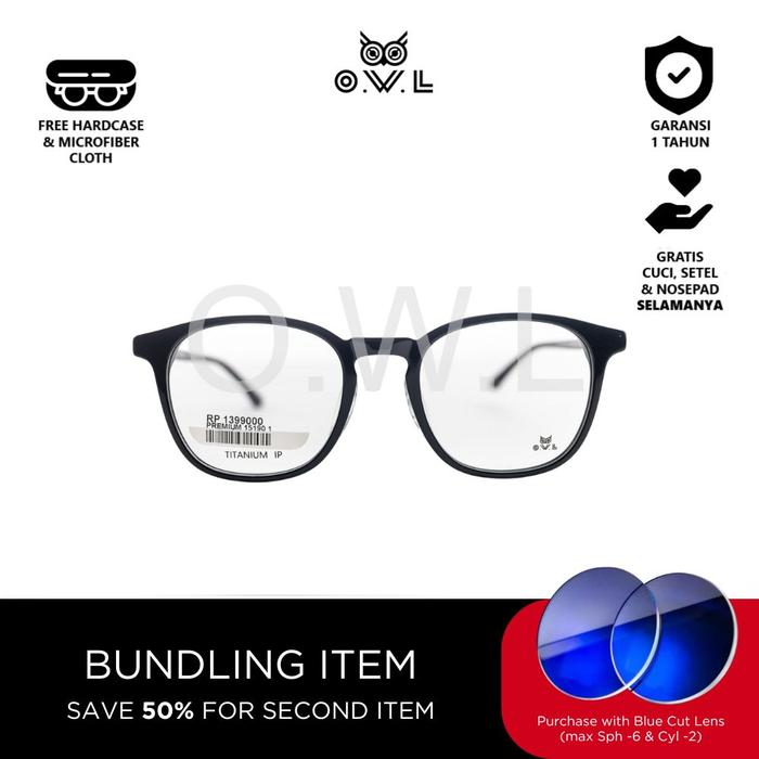 Gambar 11.11 PREMIUM 15190 BUY ONE GET 2ND PAIR 50% OFF - Black - Gun dari OWL Eyewear Indonesia undefined Tokopedia