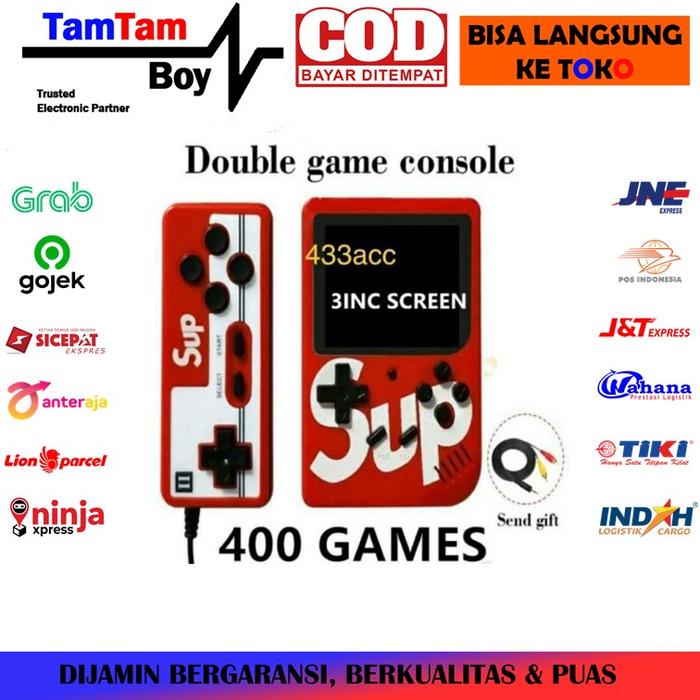 Gambar Video Game D31 K31 Mini 2in1 Console Handhled Portable 3.5inch TFT Powerbank 5000mAh GameBoy Retro Classic 500 Built in Games Portable - SUP 2Player dari tamtamboyz08 undefined Tokopedia