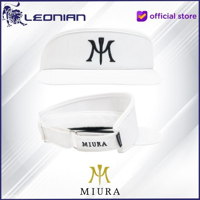Gambar STOCK ADA Miura M Logo Tour Visor - Topi Golf - WHITE dari Tisunar Toys undefined Tokopedia