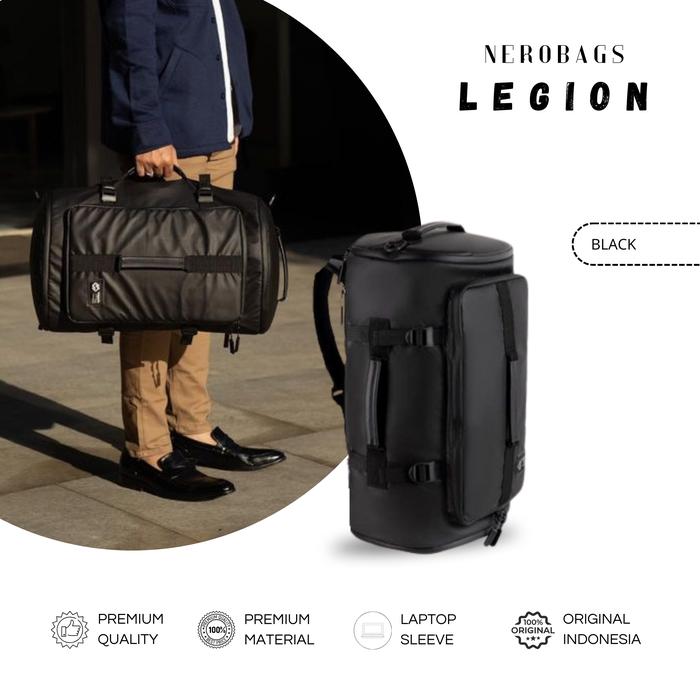 Jual NEROBAGS LEGION TAS RANSEL BACKPACK DUFFLE BAG TRAVEL BAG