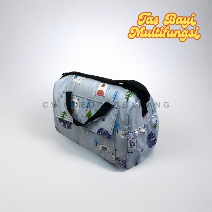 Gambar Tas bayi diaper bag baby motif karakter unik| Bisa Jinjing & selempang - BERUANG KUTUB dari CV. GOEDANG BARANG undefined Tokopedia