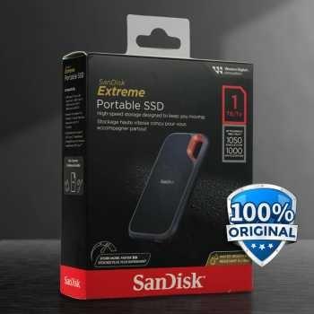 Gambar SanDisk harddisk SSD external portabel 1tb 1 terabyte anti air & debu - 1 TB /1050Mbps dari ImpAcc Store undefined Tokopedia