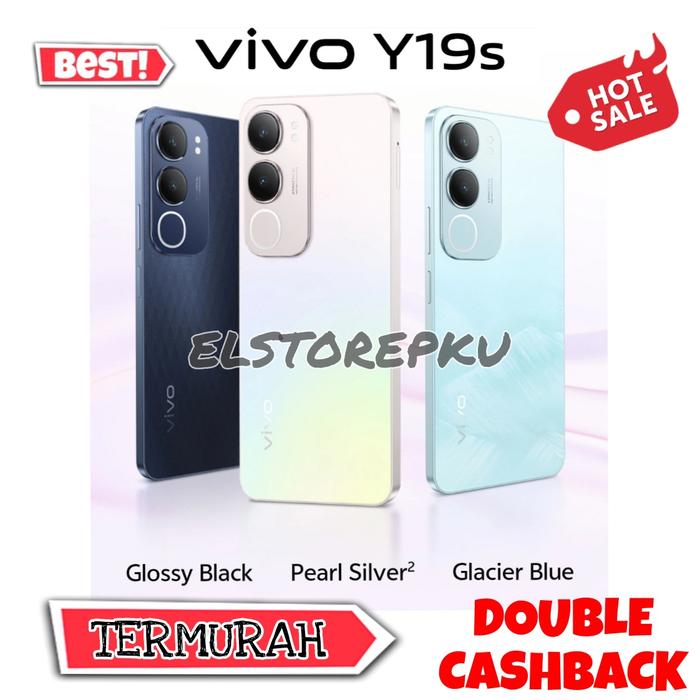 Gambar VIVO Y19s Terbaru 5500mAh Desain Bagus IP64 Layar Punch Hole Display 90Hz Dual Speaker Camera 50MP Ram 6GB+6GB 6/128 4/128 4/64 4GB 128GB - Silver, VIVO Y19s 4/64 dari ELStorePKU undefined Tokopedia