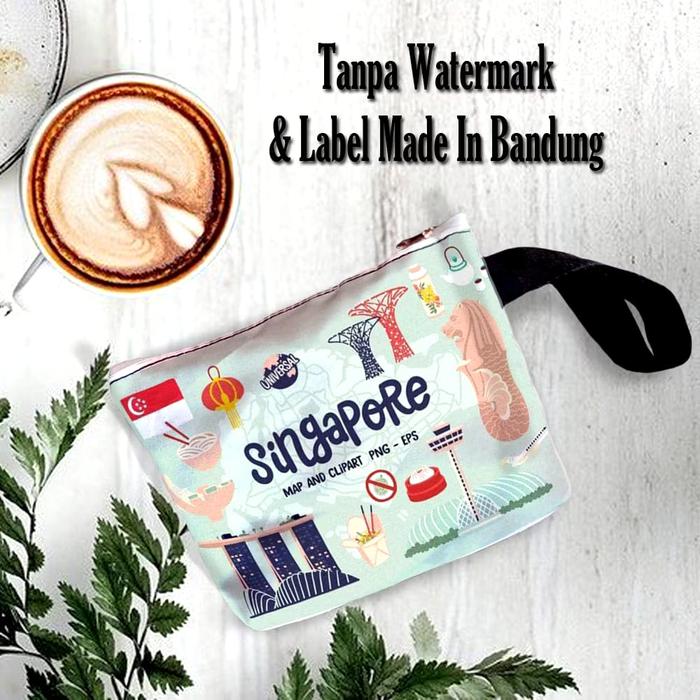 Gambar pouch wanita original printing oleh oleh singapura souvenir-cindramata-hampers - singapura1 dari Aneka oleh olehku undefined Tokopedia
