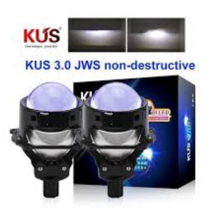 Gambar BILED PROJECTOR KUS N6 3 INCH WITH BLUE LENS - 60 W PNP dari Justinshopin undefined Tokopedia