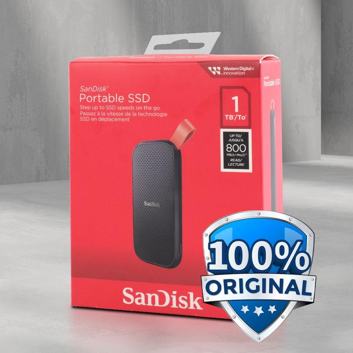 Gambar SanDisk harddisk SSD external portabel 1tb 1 terabyte anti air & debu - 1TB/800 Mbps dari ImpAcc Store undefined Tokopedia