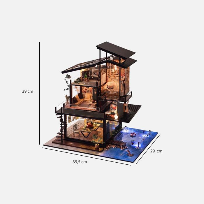 Jual DIY Rakit Miniature Diaroma House Aesthetic / Rumah Rakit Dekorasi ...