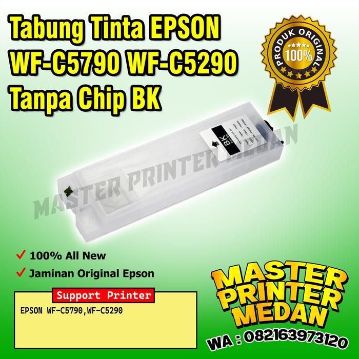 Gambar Tabung Tinta EPSON WF-C5790 WF-C5290 Tanpa Chip - Hitam dari Master Printer Medan undefined Tokopedia