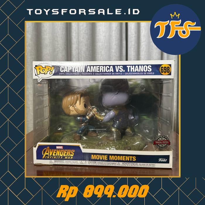 Marvel Avengers Infinity War Funko Pop Thanos Captain America