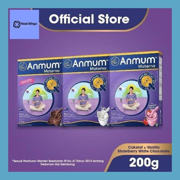 Gambar WAH_ ANMUM MATERNA 200G ALL VARIANT - Package dari wahyureallstore undefined Tokopedia