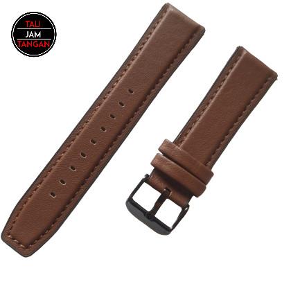 Gambar Silicone Rubber Leather Strap Quick Release 18mm 20mm 22mm Tali Jam Smart Watch Huawei Samsung - Cokelat, 22mm dari Tali Jam Tangan com Kota Tangerang Selatan Tokopedia