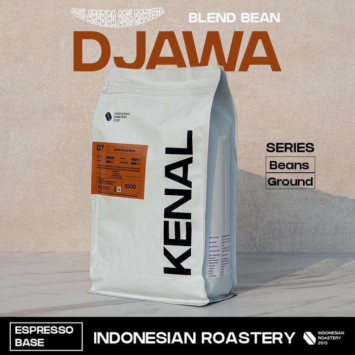 Gambar Kopi Kenal Coffee Indonesian Roastery Biji Kopi Kemasan 1 KG Petik Merah untuk Espresso - Djawa Blend dari KENAL Indonesian Roastery undefined Tokopedia