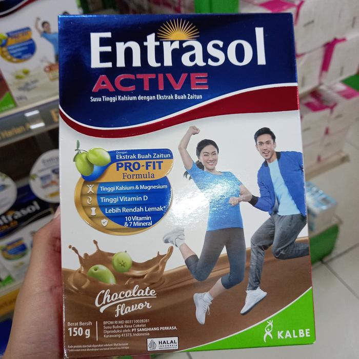 Gambar ENTRASOL ACTIVE CHOCOLATE FLAVOR 150G - Coklat dari CleopatraMinimarket undefined Tokopedia