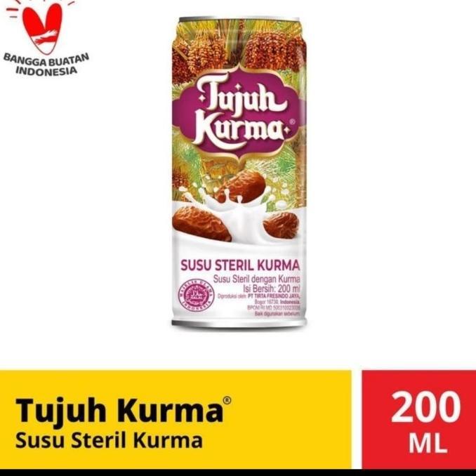 Gambar Tujuh Kurma Susu Steril Kurma 200 ml 1 Dus dari Manis__Ngenah undefined Tokopedia