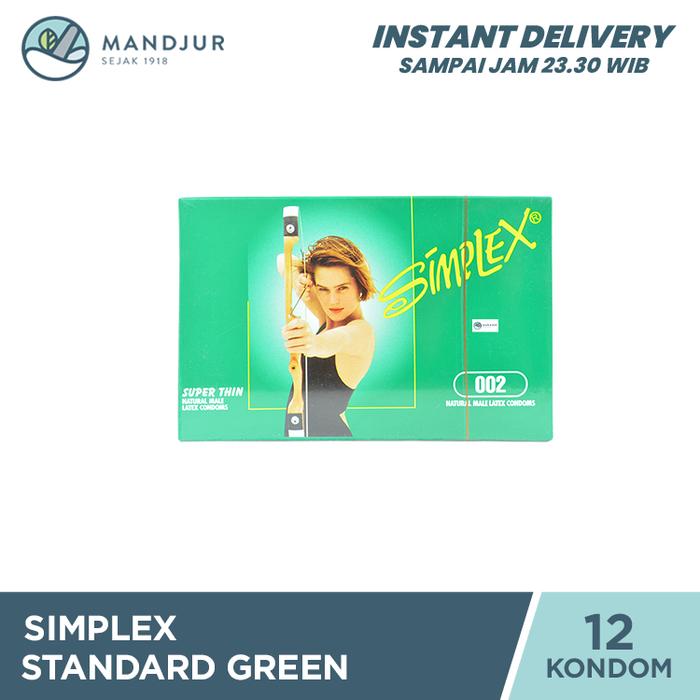 Gambar Kondom Simplex Standard Green - Isi 12 dari Apotekmandjurofficial undefined Tokopedia