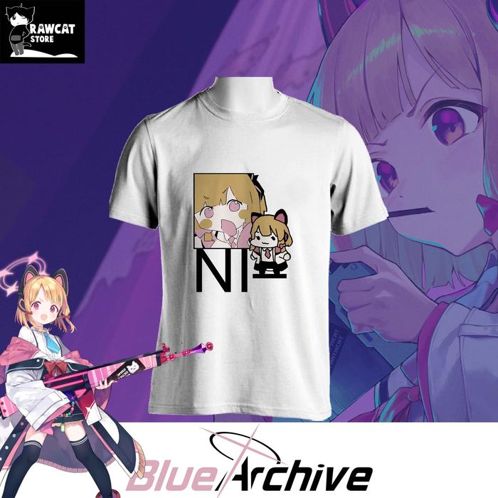 Gambar Kaos Saiba Momoi N-Word [Blue Archive] Anime Game Tactic Strategi - S dari Rawcat store undefined Tokopedia