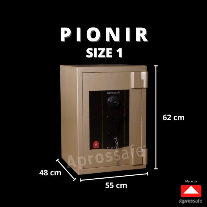 Gambar Brankas Pionir / Brankas Tahan Api / Lemari Besi Tahan Api Merk Aprossafe - PIONIR 1 T62 dari DepoBrankas undefined Tokopedia