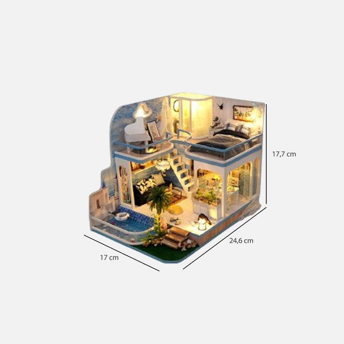 Jual DIY Rakit Miniature Diaroma House Aesthetic / Rumah Rakit Dekorasi ...