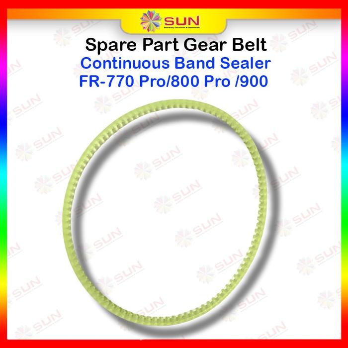 Gambar Spare Part Mesin Sealer Otomatis FR 800 Pro / 770 Pro / 900 / 400 - Gear Belt 800 dari Sun Indonesia undefined Tokopedia