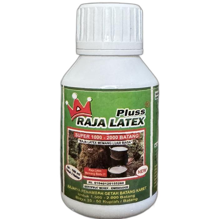 Gambar OBAT PENAMBAH GETAH BATANG KARET 100 ML/PLUSS RAJA LATEX PLUS 100 ML dari TRISAKTI UTAMA undefined Tokopedia