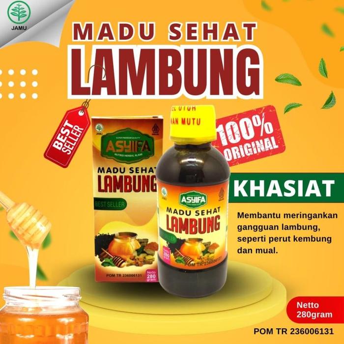 Gambar [PRIVASI TERJAGA] - Madu Lambung - Madu Asyifa Asli - Madu lambung kronis herbal - Madu Lambung Asyifa Ori- Madu Buat Sakit Asam Lambung dan Nadhifa - ASYIFA dari Toko Medika 889 undefined Tokopedia