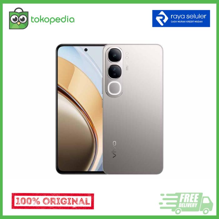 Gambar Vivo V40 Lite 4G 8/128GB - AI Aura Light Potrait, AI Erase, 80W FlashCharge, 32MP Front Camera - TITANIUM SILVER dari Raya Seluler Solo - Kawatan undefined Tokopedia