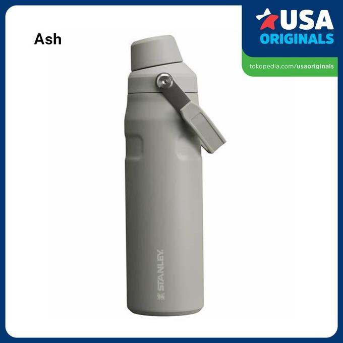 Gambar [SALE] Stanley Fast Flow Lid Iceflow Quencher Tumbler Botol Minum READY Best Seller - Ash, 24 Oz dari danish_toko undefined Tokopedia