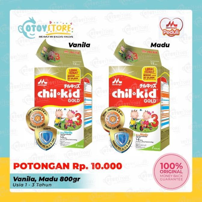 Gambar BARANG PILIHANMU...!!! Morinaga Chil Kid Gold Vanila Madu 800 Gram / Susu ChilKid 1 - 3 Yrs - Madu, TtpUtuh 11.2024 dari Toko Kelontong &#39;Airaa&#39; undefined 2 Tokopedia