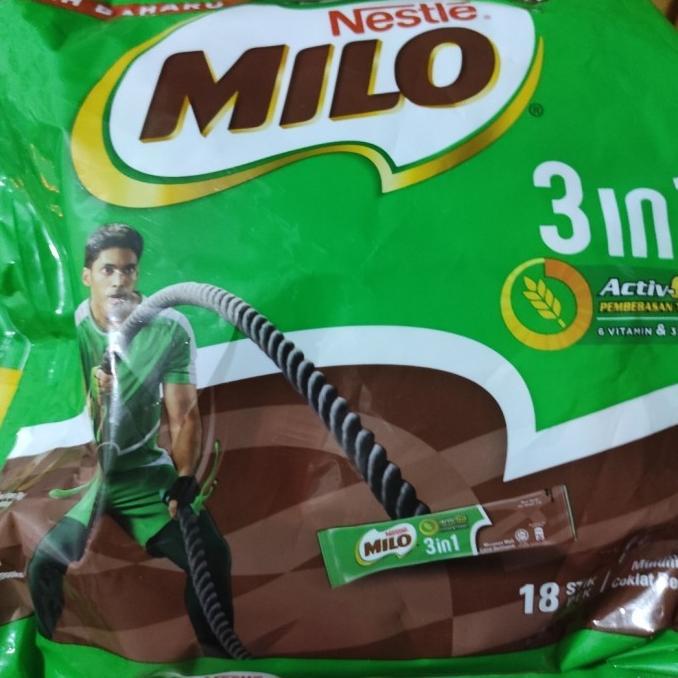 Gambar "READY" MILO MALAYSIA 3 IN 1 SACHET ISI 18+3 STICK - 18 sachet dari daefara undefined Tokopedia