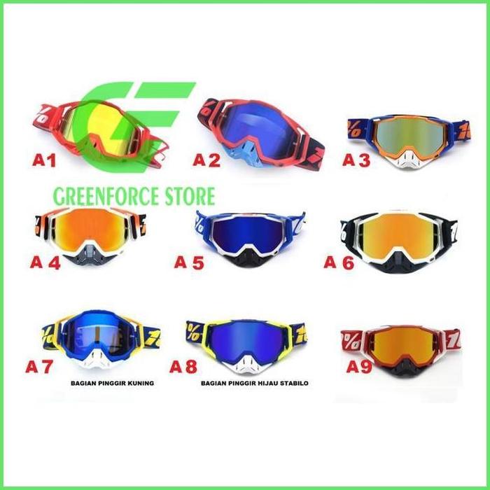 Gambar PROMO Goggles motor cross 100 percent rarecraft google goggle trail RAINBOW kaca mata sepeda cross downhill dh mx vega goggle 100% pelangi not folker osbe snail jpx fox - A, 1 dari Greenforce Store undefined Tokopedia