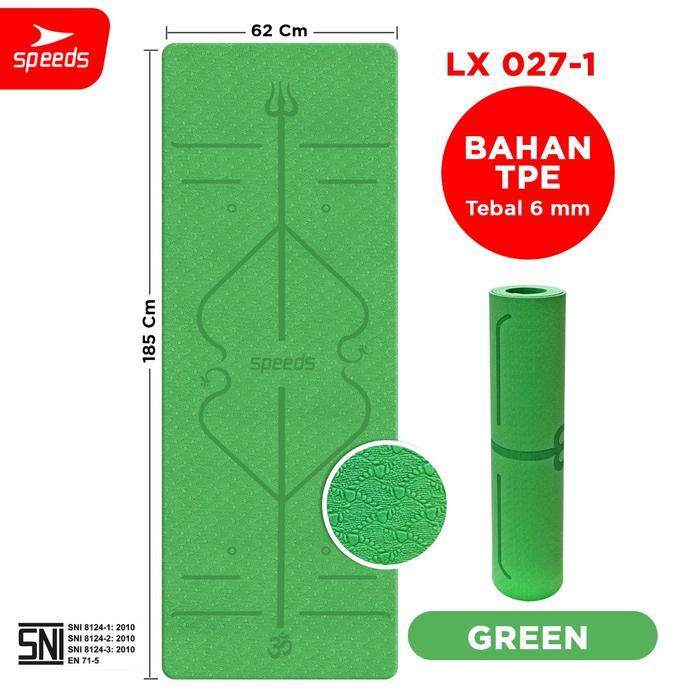 Gambar Matras Yoga Mat Karpet Spons Tikar Speeds 027-04 - 1HJ dari Calary Toys undefined Tokopedia