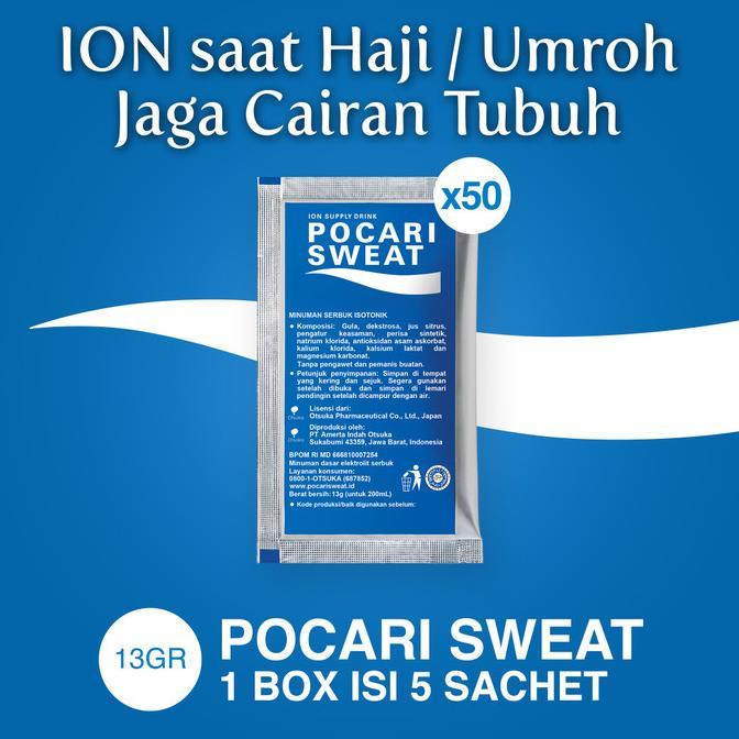 Gambar POCARI SWEAT SACHET 13gr 10 box (50 sachet) dari KALARI MURAG214 undefined Tokopedia