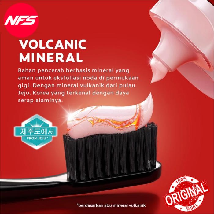 Gambar COLGATE Optic White Toothpaste 100 gr-Mineral Exfoliating/Mint Plus/Volcanic/Purple/O2 85 gr Aromatic Menthol/Peach Osmanthus-Pasta Gigi Pemutih/Whitening - VOLCANIC 100G dari NFS Shop Tokopedia undefined Tokopedia