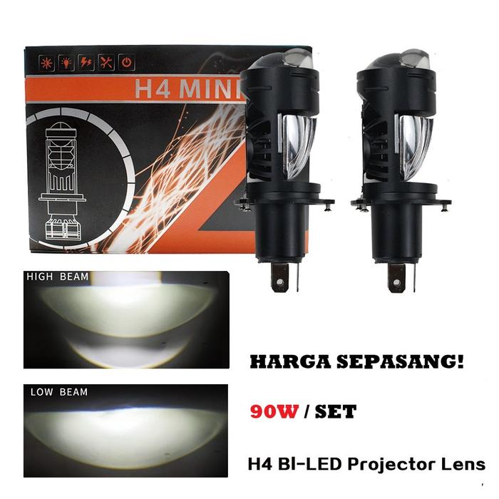 Gambar Lampu LED biled H4 P6 Projector bi led projie proyektor mobil motor laser Ze5 zes dari KUS Indonesia Official undefined Tokopedia
