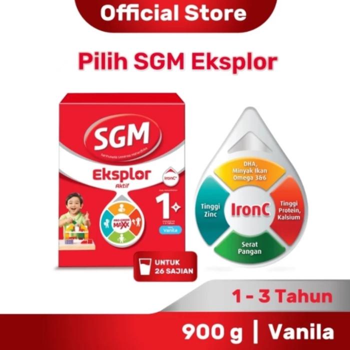 Gambar SUSU FORMULA SGM EKSPLOR 1 PLUS 900G - Madu dari Mazjhonz undefined Tokopedia