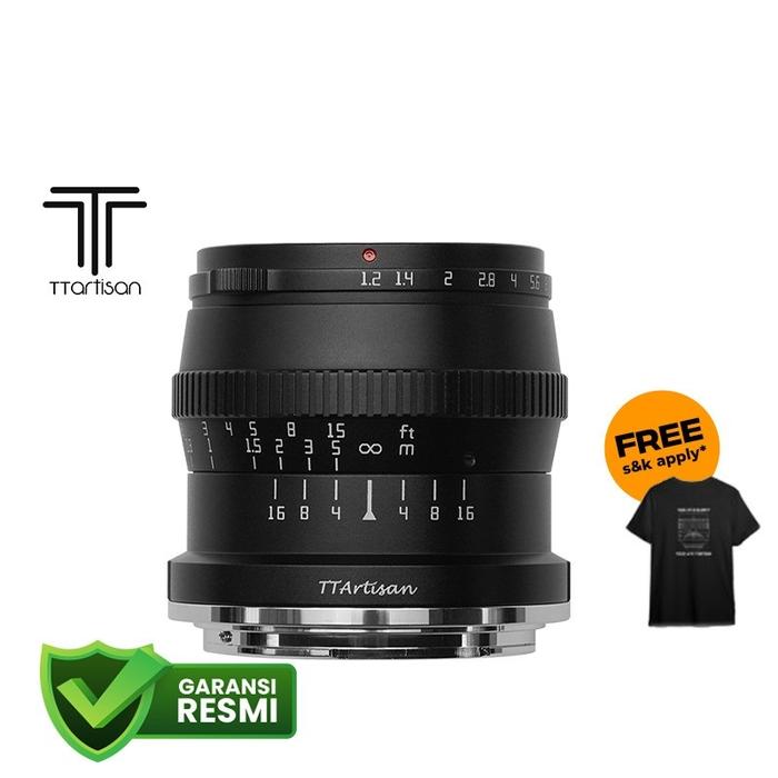 Gambar TTArtisan 50mm f/1.2 for Sony E-Mount (Black) dari CAMERA CO ID undefined Tokopedia