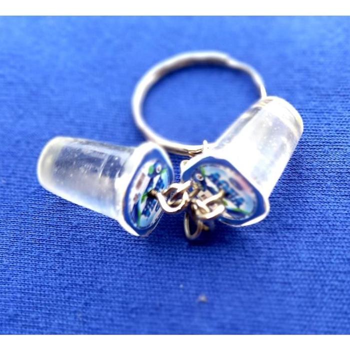 Gambar Gantungan Kunci / Ganci Unik Miniatur Makanan - AQUA GELAS dari galang persada undefined Tokopedia