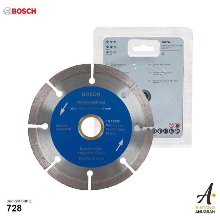 Gambar Mata Gerinda Diamond Wheel 4" Standard Ceramic - DW BOSCH - "729 dari Bintang Anugrah Tehnik_NEW undefined 5 Tokopedia