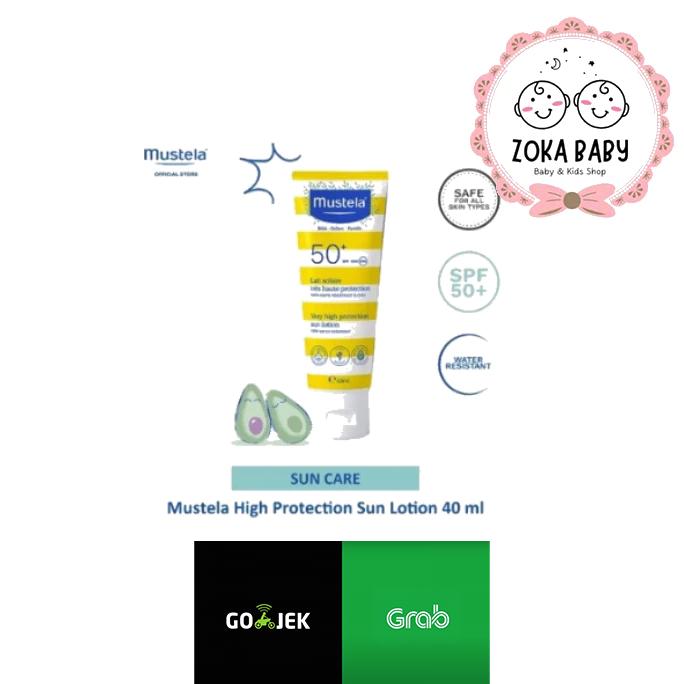 Gambar Mustela High Protection Sun Lotion SPF 50+ | Sunblock Bayi dan Anak-anak - 40ml dari Zoka Baby Shop undefined Tokopedia