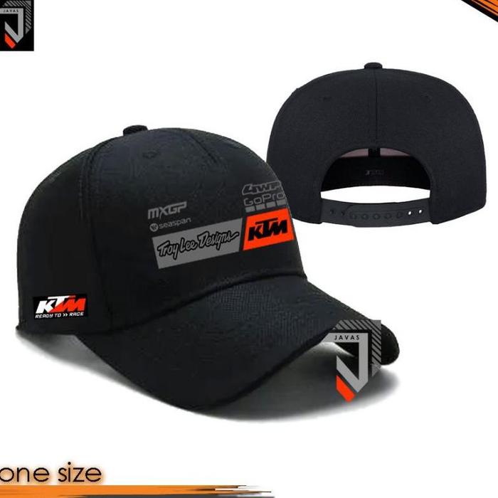 Gambar Topi Baseball motocross Dewasa Troylee ktm Racing trucker - B black, One size dari JayaStore_86 undefined Tokopedia