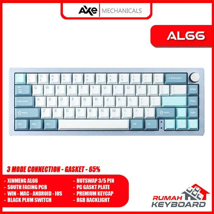 Gambar MECHANICAL KEYBOARD - XINMENG A66 - 65% - GASKET - SOUTH - KEYBOARD - BLUE dari Rumah-Keyboard undefined Tokopedia