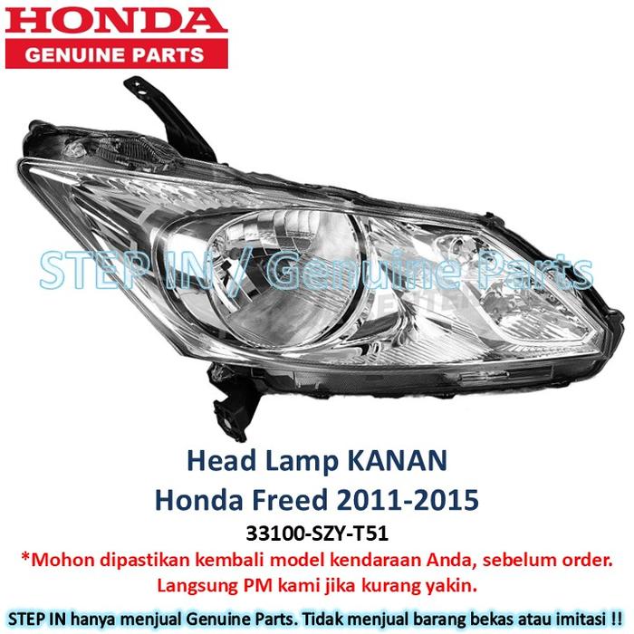 Gambar Head Lamp Lampu Besar Depan HONDA FREED GEN 2 2011 2012 2013 2014 2015 headlamp Kanan Kiri baru Genuine original  Kendaraan Car - KANAN dari Step In Genuine Parts Supplier undefined Tokopedia