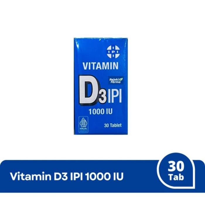 Gambar D3 IPI 30 TABLET BOTOL 1000 IU READY HALAL, Vitamin D3 1000IU Paling Murah Asli Termurah, TEMPO SFF dari Warjod SOLIDARITAS undefined Tokopedia