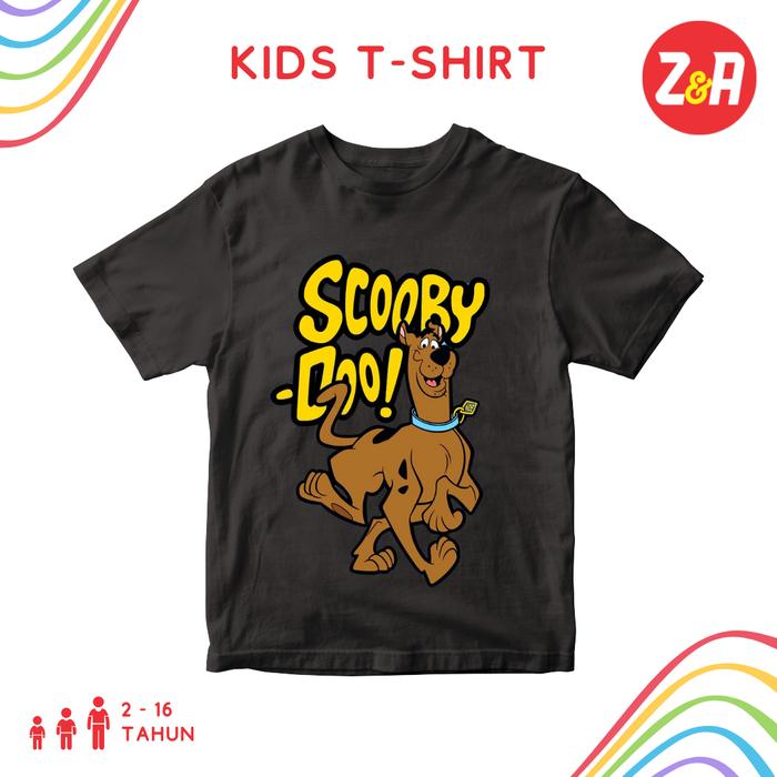 Gambar Kaos Anak Scooby Doo | Baju Atasan Anak Lengan Pendek SCOOBY DOO  | Tshirt Anak Laki-Laki Perempuan Usia 2 Sampai 16 Tahun Terlaris | Pakaian Anak Kartun shaggy rogers | T-Shirt Anak Cotton Combed 30s Unisex - Hitam, S dari ZnA.Shop undefined Tokopedia
