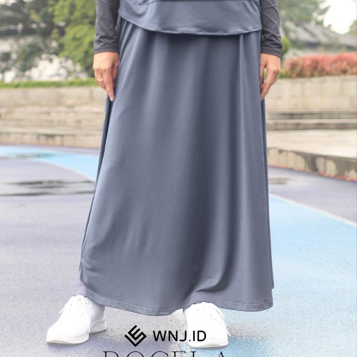 Gambar Rocela  Rok Celana by WNJ - Oddisey Grey dari ainimuslimwear undefined Tokopedia