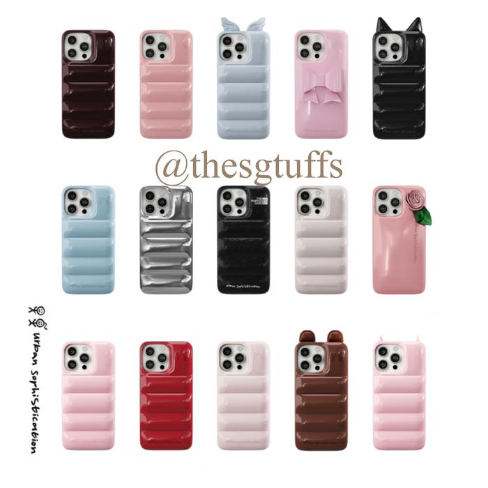 iPhoneアクセサリー Urban Sophistication Ballerina 14 ProMax The Puffer Case® - Ballerina | Urban Sophistication