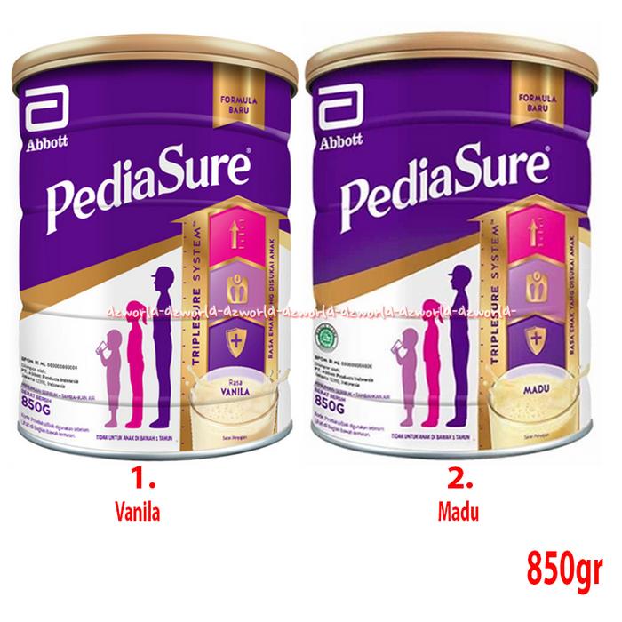 Gambar Pediasure Triplesure Vanilla Susu Formula Untuk Usia 1-10tahun 850gr dari dzworld undefined Tokopedia