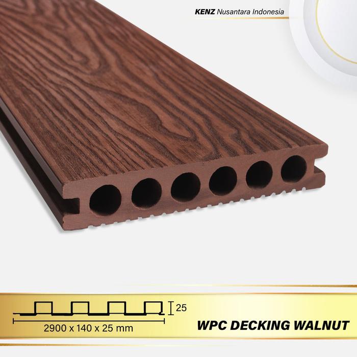 Gambar WPC LANTAI WPC DECKING WPC FLOORING - Walnut dari WPC INDONESIA undefined Tokopedia